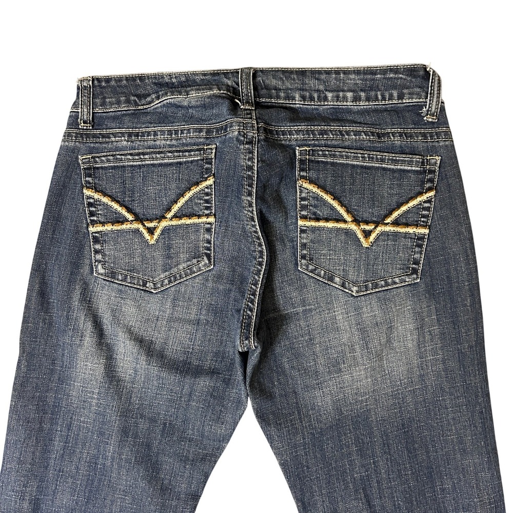 Stetson 816 Classic Bootcut Jeans Womens 12 Embroidered Pockets Western 32x30